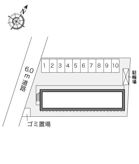 ★手数料０円★さいたま市北区本郷町　月極駐車場（LP）